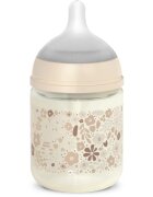 Suavinex Wonderland SX Pro Physiological Anti-Colic Glass steklenička za dojenčke +0 SF Cream Flower 120 ml