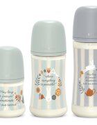 Suavinex Wonderland SX Pro Physiological Anti-Colic steklenička za dojenčke L Dense Flow 6 m+ Blue 1 kos