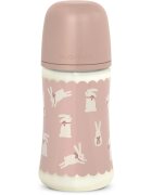 Suavinex Wonderland SX Pro Physiological Anti-Colic steklenička za dojenčke M Medium Flow 3 m+ Pink Bunny 270 ml
