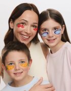 SUNEWMED+ Family Eye Patches regeneracijske hidrogel blazinice za predel pod očmi s ceramidi 4x2 kos