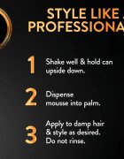 Syoss Curl Mousse penasti utrjevalec za lase za naravno fiksacijo 250 ml