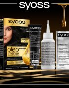 Syoss Oleo Intense permanentna barva za lase z oljem odtenek 1-10 Intense Black 1 kos