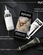 Syoss Permanent Color Metallic Collection permanentna barva za lase odtenek 9-53 Silver Blush 1 kos
