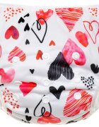 T-Tomi Diaper Swimwear Hearts pralna kopalna plenica 5-12 kg 1 kos