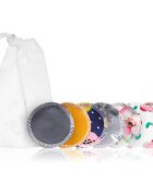 T-Tomi Make-up Removal Pads Set Soft 1 Week pralne blazinice za odstranjevanje ličil COLOUR + Laundry Wash Bag 7 kos