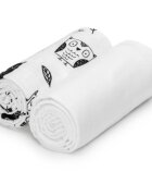 T-Tomi TETRA Cloth Towels EXCLUSIVE COLLECTION brisača Owls 90x100 cm 2 kos