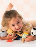Taf Toys Activity Toy Brendon the Bear kontrastna viseča igrača z grizljajočim delom 1 kos
