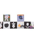 Taf Toys Pram Book Urban Garden kontrastna izobraževalna knjiga 1 kos