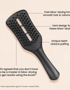 Tangle Teezer Easy Dry & Go Jet Black krtača za lase za hitrejše sušenje las 1 kos