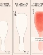 Tangle Teezer Large Ultimate Detangler Peachy Glow krtača za lase 1 kos
