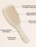 Tangle Teezer Large Ultimate Detangler Vanilla velika ravna krtača za mokre lase Vanilla 1 kos
