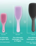 Tangle Teezer The Ultimate Detangler Fine & Fragile ravna krtača za krhke lase Hypnotic Heather 1 kos