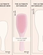 Tangle Teezer The Ultimate Detangler Millenial Pink ravna krtača za vse tipe las Millennial Pink 1 kos
