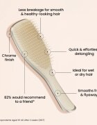 Tangle Teezer Ultimate Detangler Chrome ravna krtača za ravne in kodraste lase Neo Gold 1 kos