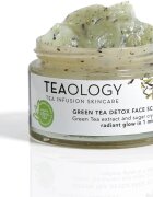 Teaology Cleansing Green Tea Detox Face Scrub sladkorni piling za nežno čiščenje in prehrano kože z zelenim čajem 50 ml