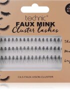 Technic Cosmetics Faux Mink Cluster Lashes umetne trepalnice z lepilom 54 kos