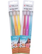 TELLO 4480 Junior 3pack zobna ščetka za otroke 3 kos