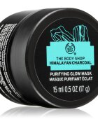 The Body Shop Himalayan Charcoal Purifying Glow Mask čistilna in posvetlitvena maska za obraz za mastno in problematično kožo 15 ml