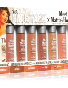 theBalm Meet Matt(e) Hughes X Ms. Nude York set tekočih šmink z mat učinkom