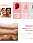 TIRTIR Mask Fit All Cover Cushion Mini matirajoči tekoči puder v gobici odtenek 27C Cool Beige 4.5 g