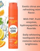 Tołpa On White Yummy zobna pasta za beljenje zob okus Citrus Spritz 60 g