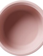 Tommee Tippee EasiStick™ Silicone Bowl & Spoon silikonska posoda s priseskom 4m+ Pink 1 kos