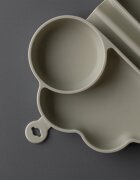 Tommee Tippee EasiStick™ Silicone Foldable Plate škatla za malico 4m+ Green 1 kos