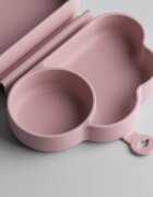 Tommee Tippee EasiStick™ Silicone Foldable Plate škatla za malico 4m+ Pink 1 kos