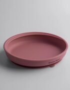 Tommee Tippee EasiStick™ Silicone Weaning Plate krožnik s priseskom 4m+ Pink 1 kos