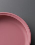 Tommee Tippee EasiStick™ Silicone Weaning Plate krožnik s priseskom 4m+ Pink 1 kos