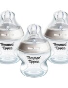 Tommee Tippee Natural Start Anti-Colic samosterilizacijska steklenička za dojenčke Slow Flow 0m+ 3x150 ml