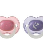 Tommee Tippee NightGlow Soother 6-18m duda Girl 2 kos