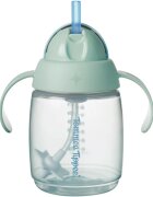 Tommee Tippee Trainer Straw otroški lonček z utežjo 6m+ Green 1 kos