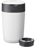 Tommee Tippee Twist & Click White koš za plenice + vložek za koš 1 kos