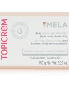 Topicrem MELA Unifying Exfoliating Bar čistilno milo z učinkom eksfoliacije za obraz in telo 150 g