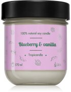 Tropicandle Blueberry & Vanilla dišeča sveča 170 ml