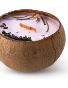 Tropicandle Lavender dišeča sveča z lesenim stenjem 350 ml