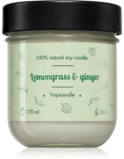 Tropicandle Lemongrass & Ginger dišeča sveča 170 ml