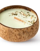 Tropicandle Lemongrass & Ginger dišeča sveča z lesenim stenjem 350 ml