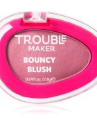 Trouble Maker Bouncy Blush rdečilo v prahu odtenek Baseline Rose 2.8 g