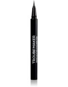Trouble Maker Nova Glitter Liquid Eyeliner Pen bleščeče črtalo za oči odtenek Black Hole Black 0.5 ml