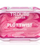 Trouble Maker Plot Twist Cream Highlight trdi kremasti osvetljevalec odtenek Spiralling Pink 2.5 g