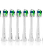 TrueLife SonicBrush Compact White Standard nadomestne glave za zobno ščetko SonicBrush Compact-series White 8 kos