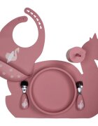 Tryco Silicone Plate krožnik Dusty Rose 1 kos