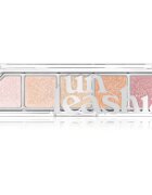 Unleashia Mood Shower Face Palette paleta senčil za oči in osvetljevalcev z bisernim sijajem odtenek NO.100 Ballerina 1 kos