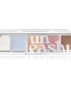Unleashia Mood Shower Face Palette paleta senčil za oči in osvetljevalcev z bisernim sijajem odtenek NO.101 Ballerino 1 kos