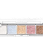 Unleashia Mood Shower Face Palette paleta senčil za oči in osvetljevalcev z bisernim sijajem odtenek NO.101 Ballerino 1 kos