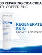 Uriage Bariederm Cica+ Repairing Cream krepilna krema z vsebnostjo bakra in cinka 100 ml