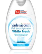 Vademecum 2 in1 White Fresh zobna pasta in ustna voda 2v1 z belilnim učinkom 75 ml