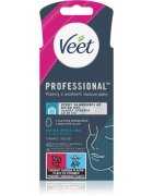 Veet Professional voskasti depilacijski trakovi za obraz za občutljivo kožo 40 kos
